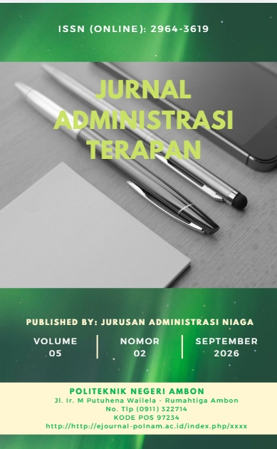 					View Vol. 5 No. 2 (2026): Jurnal Administrasi Terapan
				